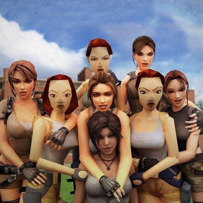 lara croft over the years