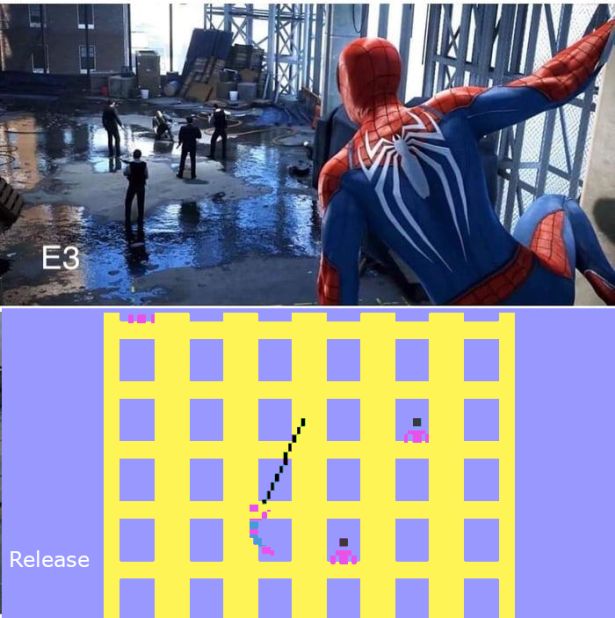 spider man downgrade - E3 Release