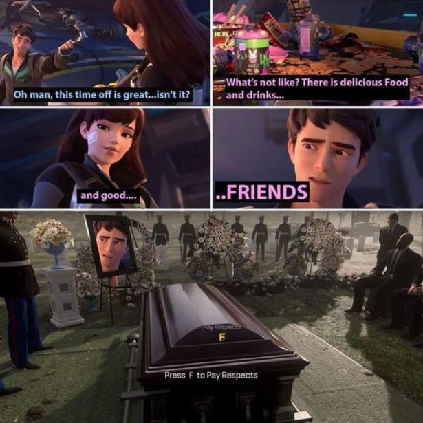 gaming press f to pay respects Memes & GIFs - Imgflip