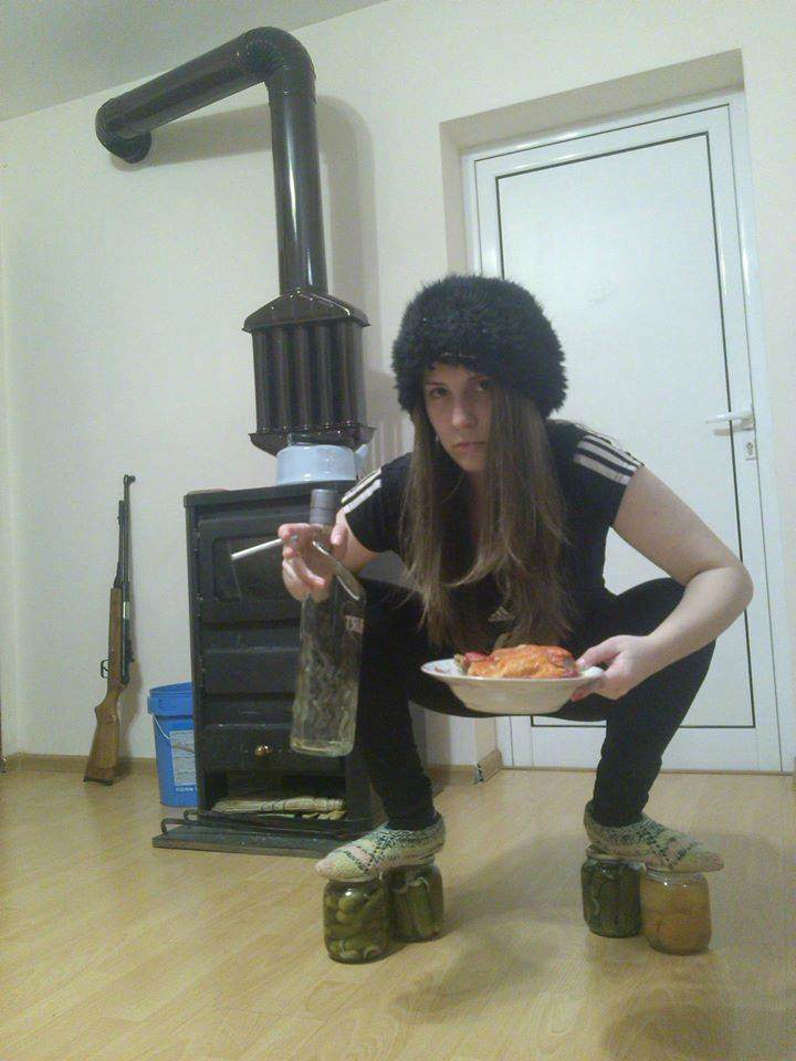 Russian people - russian slav girl