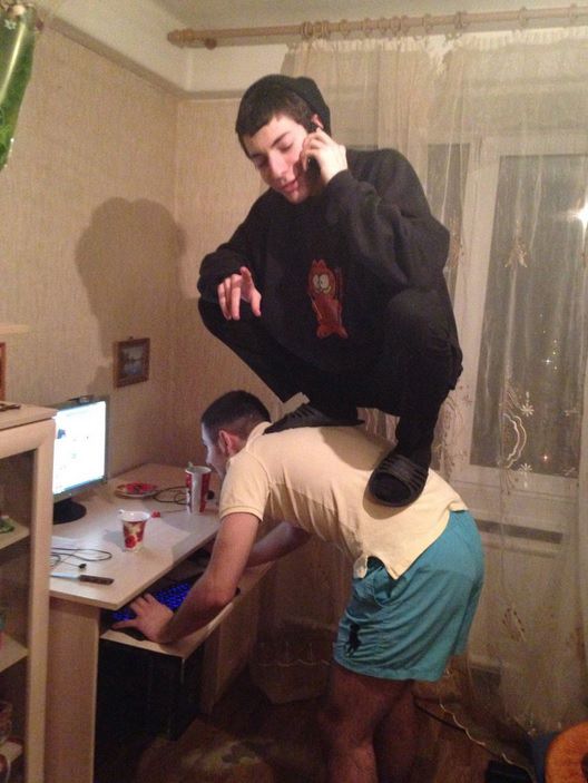 Russian people - slav squat funny