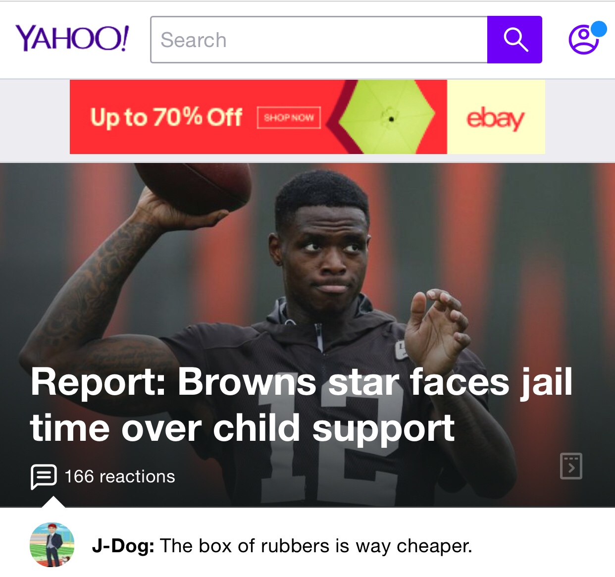Yahoo Discovers Their Newest Feature May Not Have Been Fully Thought Out...