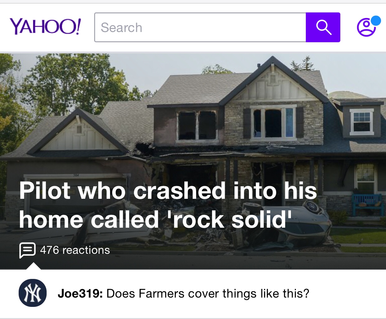 Yahoo Discovers Their Newest Feature May Not Have Been Fully Thought Out...