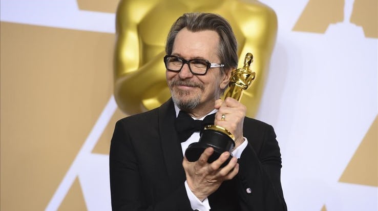 Gary Oldman. He showed us what he got in movies like The Fifth Element, True Romance, Dracula, The Professional, Robocop, and JFK. He even played the bad guy in Kung Fu Panda 2! He's one of the best villains despite his memorable good guy roles.