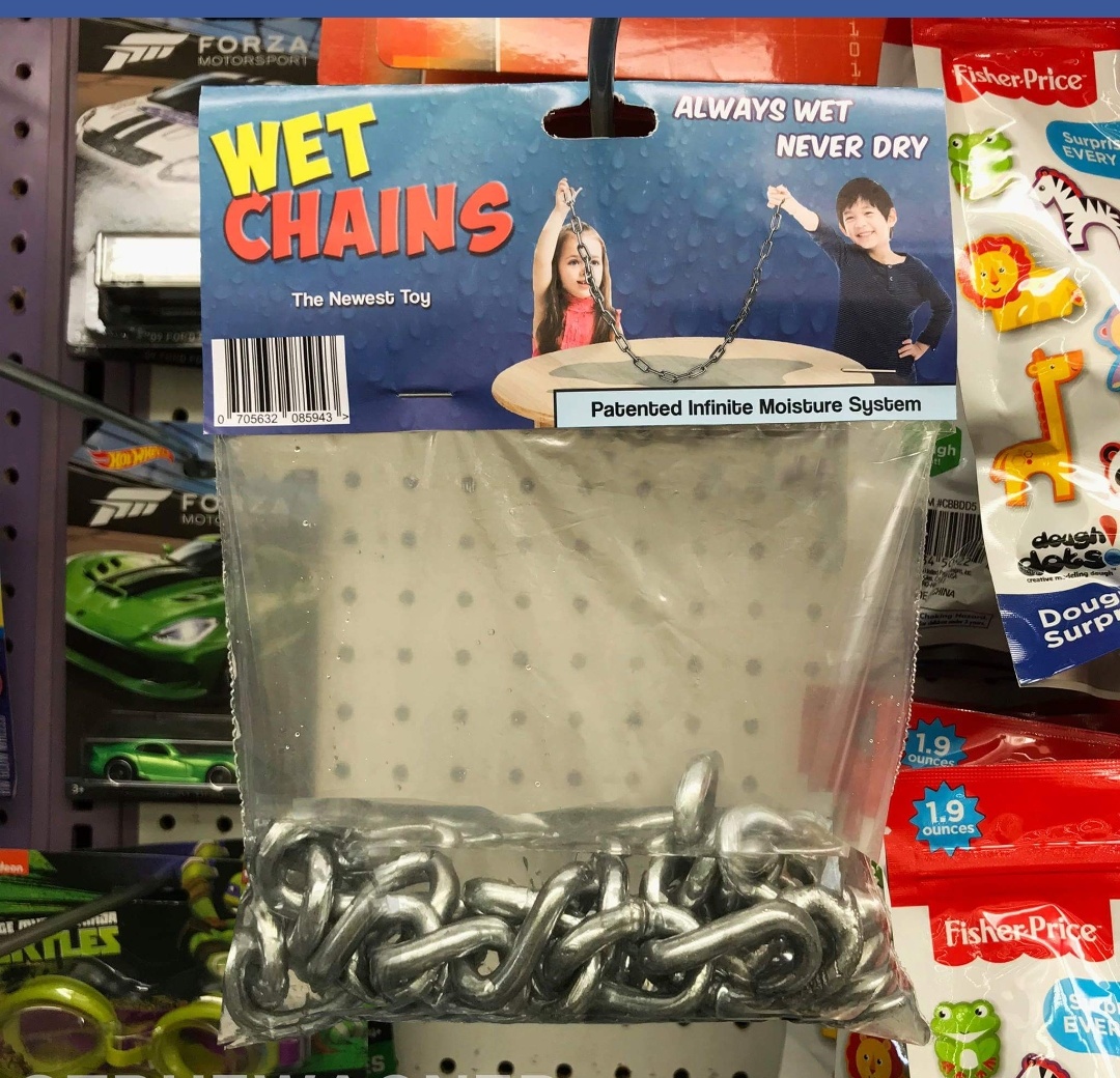 toy - Robert Price Always Wet Never Dry Wet Chains The Newest Toy Patented Infinite Moisture System olsun! 1.9 Fisher Price
