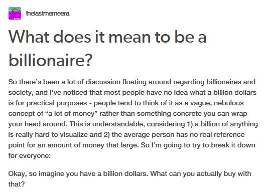Smart Guy Brakes Down What It Means To Be A Billionaire For Us