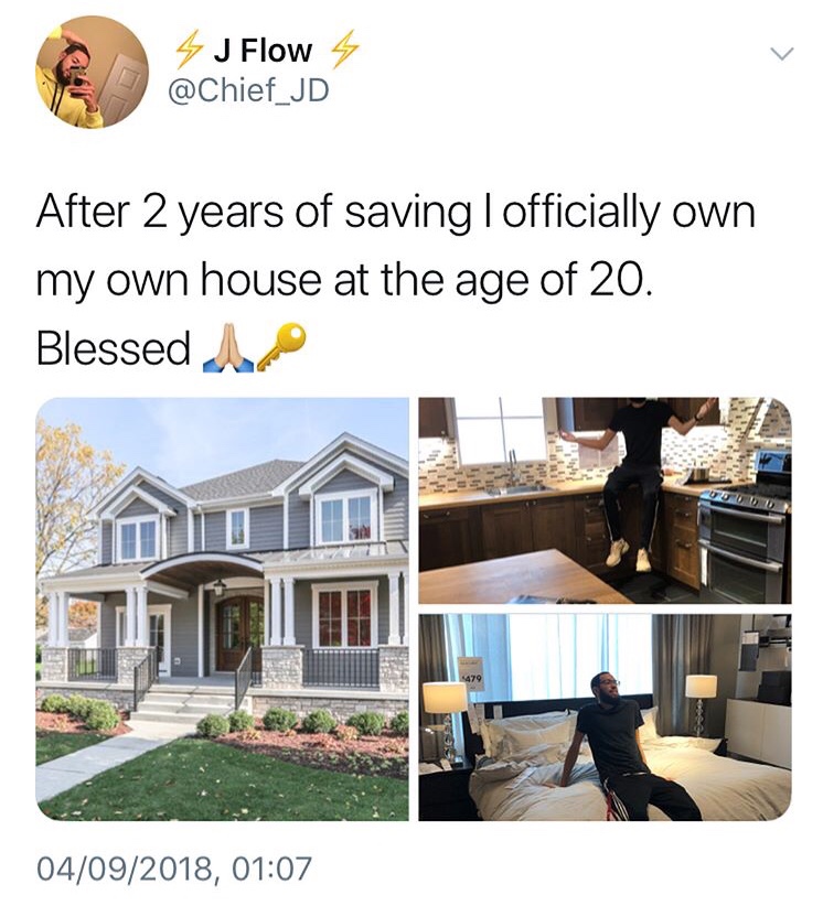 house - 4 J Flow 4 After 2 years of saving | officially own my own house at the age of 20. Blessed che 04092018,