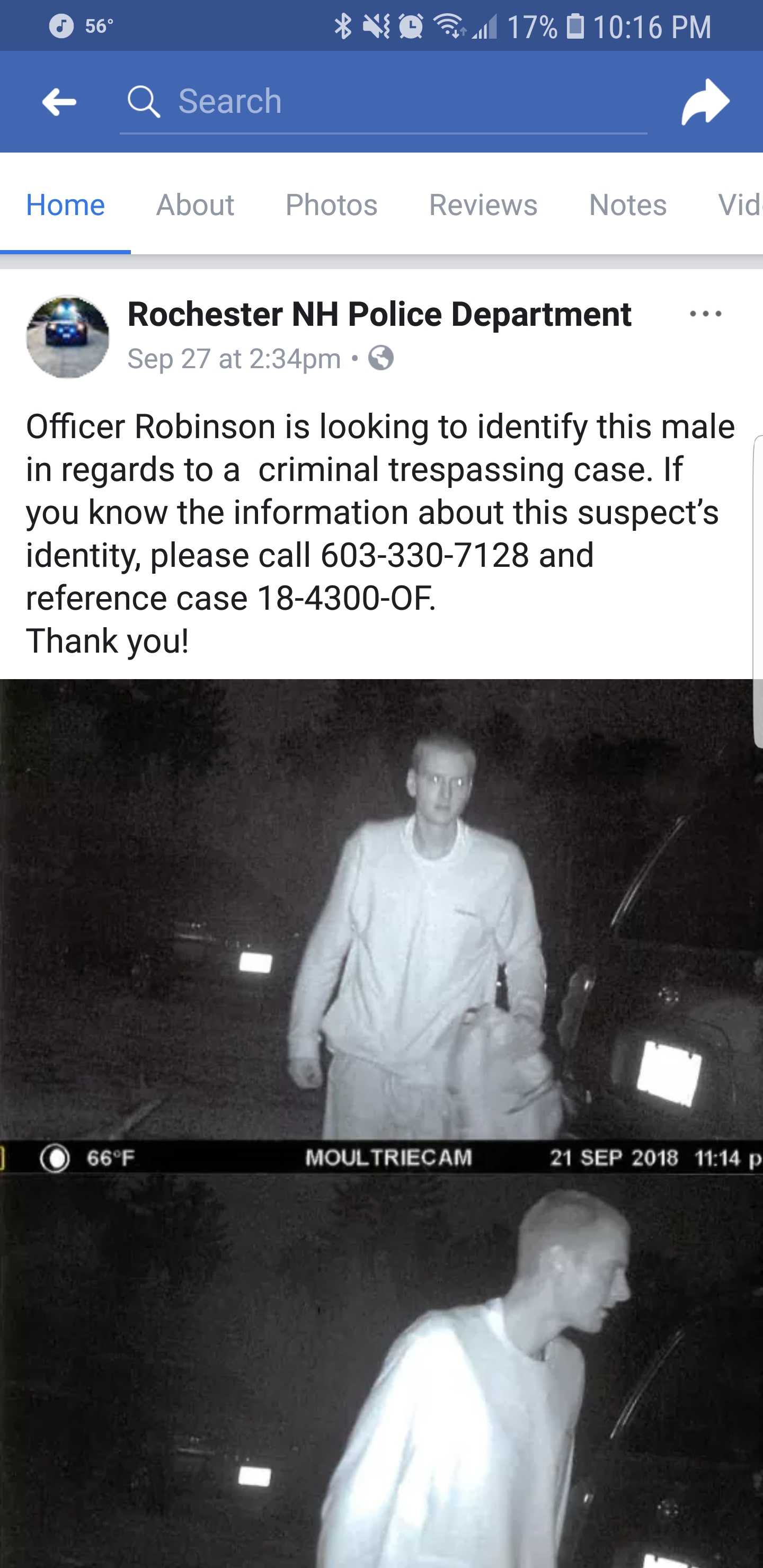 Police Looks For A Strangely Familiar Looking Suspect And Hell Breaks Loose In The Comments
