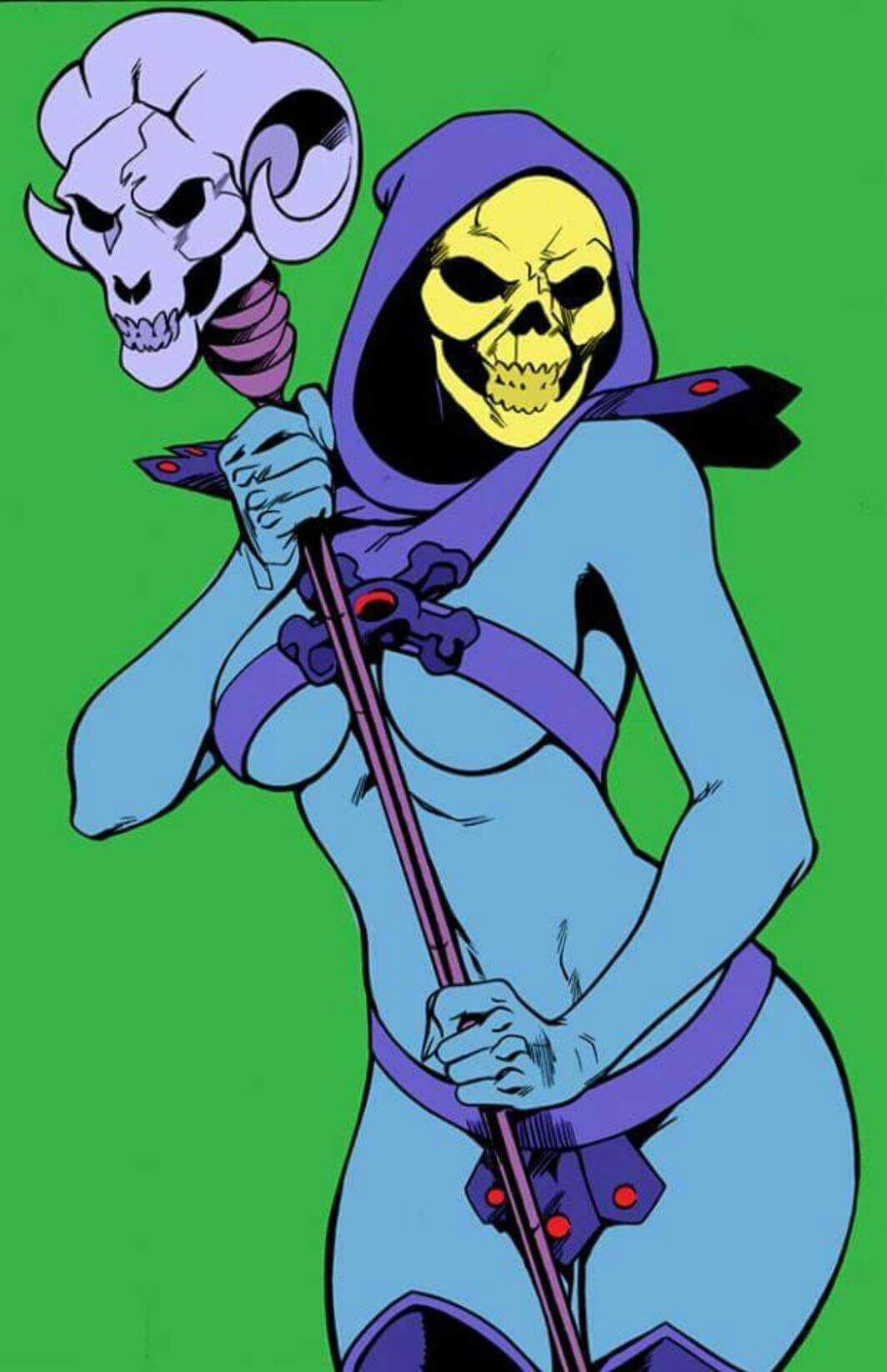 Forget Bowsette- here's sexy Skeletor! 