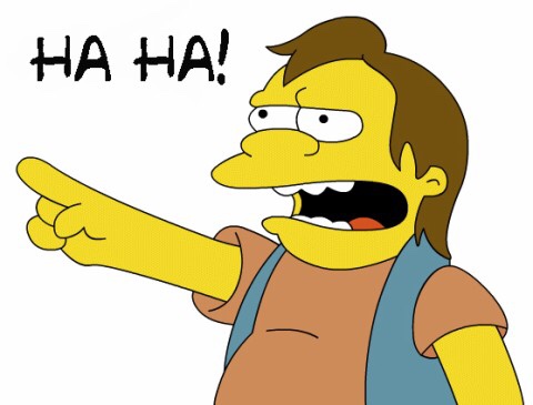 reaction face nelson muntz