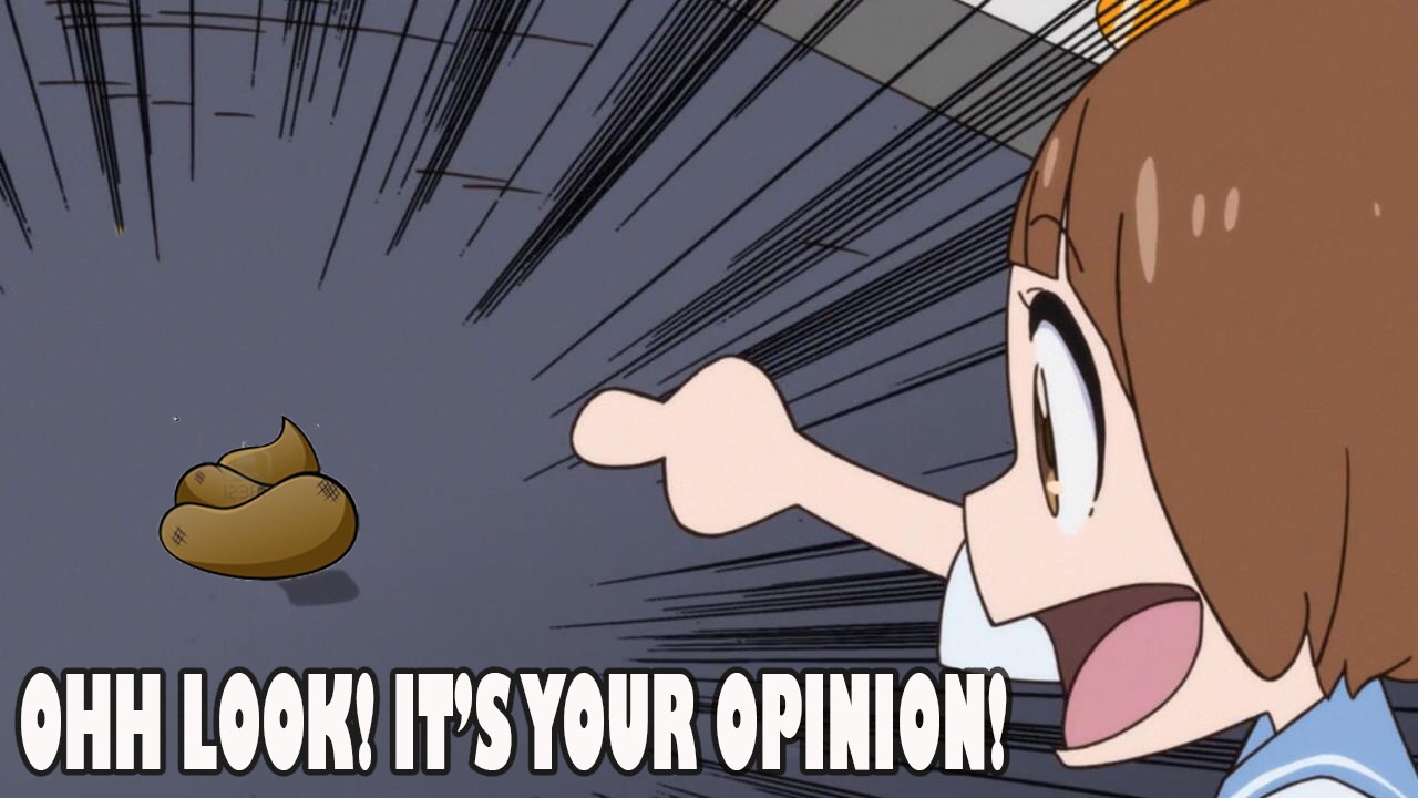 reaction face kill la kill cheese meme - Ohh Look! It'S Your Opinioni