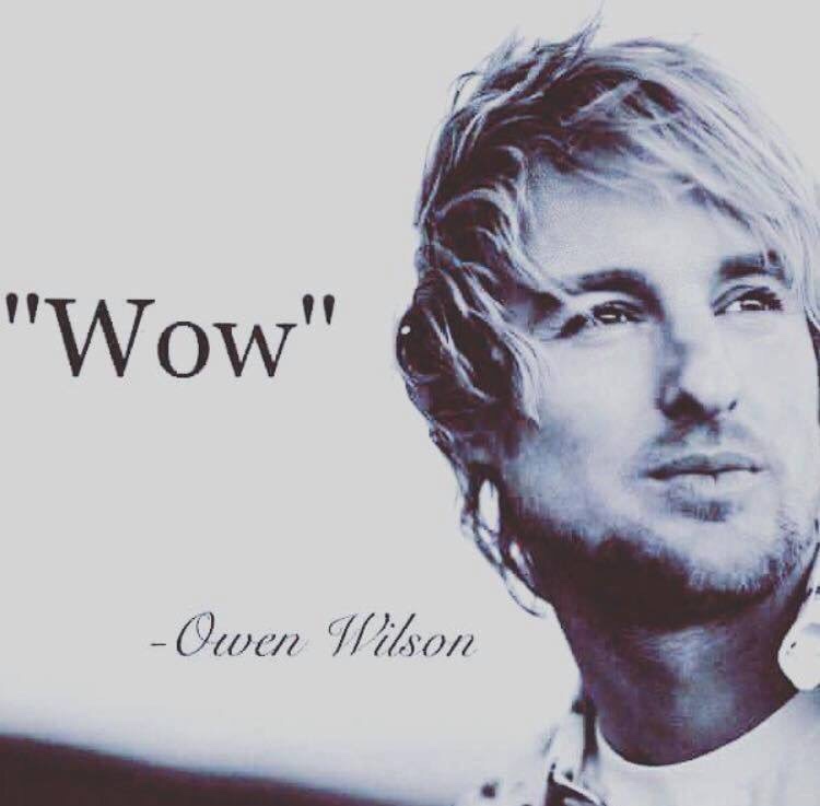 reaction face owen wilson - "Wow" Owen Wilson