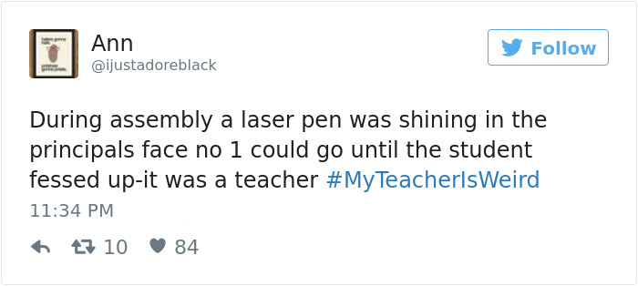 meryl streep speech reaction - Ann During assembly a laser pen was shining in the principals face no 1 could go until the student fessed upit was a teacher TeacherlsWeird t3 1084