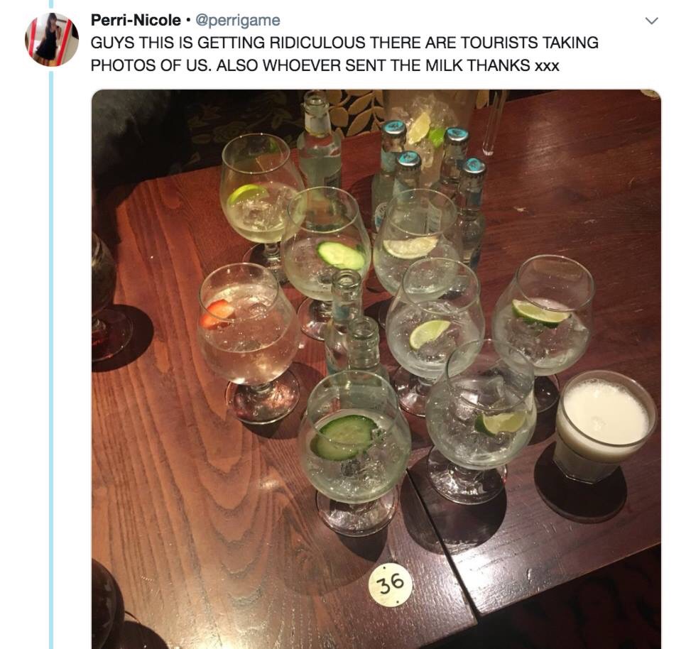 wetherspoons meme - PerriNicole . Guys This Is Getting Ridiculous There Are Tourists Taking Photos Of Us. Also Whoever Sent The Milk Thanks Xxx S6