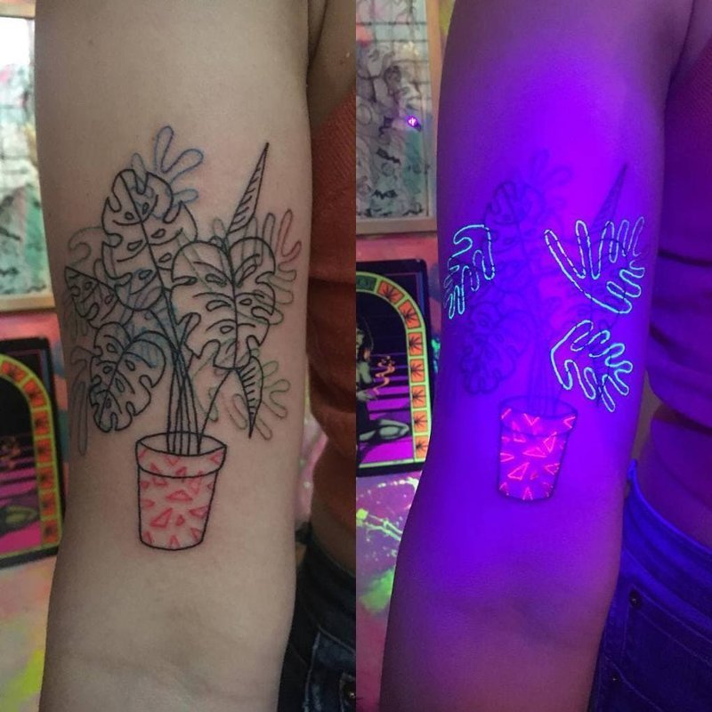 glow in the dark tattoo