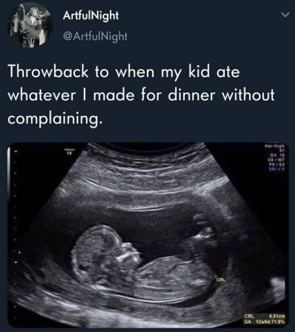 throwback to when my kid ate whatever - ArtfulNight Throwback to when my kid ate whatever I made for dinner without complaining.
