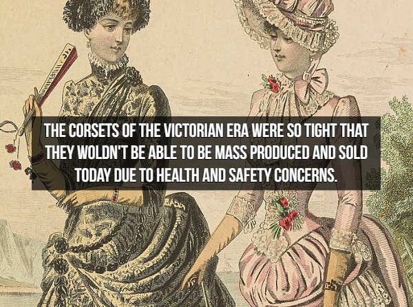 cartoon - . Cameravas The Corsets Of The Victorian Era Were So Tight That They Woldn'T Be Able To Be Mass Produced And Sold Today Due To Health And Safety Concerns. Aan re