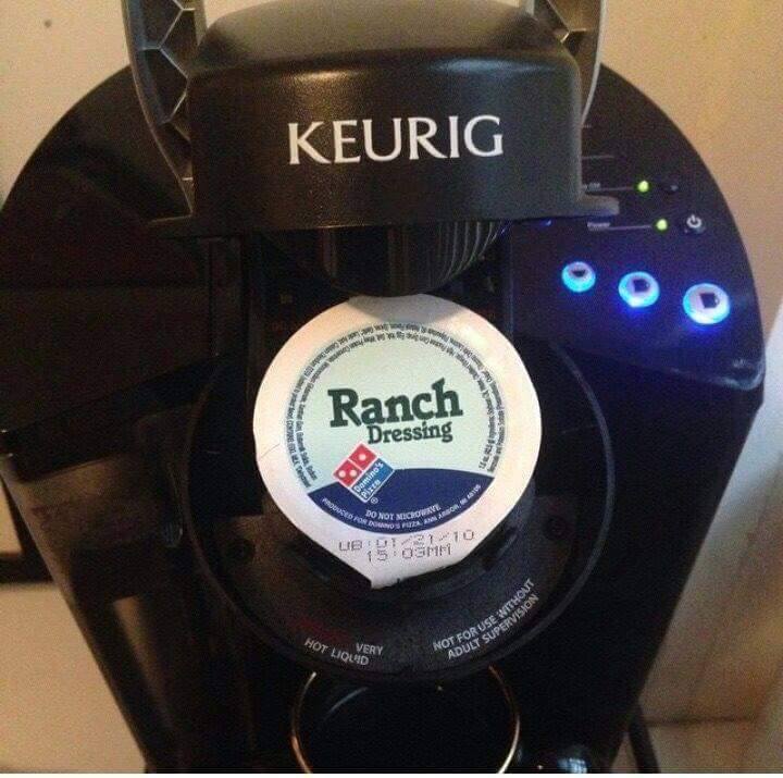 keurig ranch dressing - Keurig O Ranch Dressing 2010 Mot Miche UBO3710 M Use Without Hot Liquid Very Not For Use With Noult Slidervision