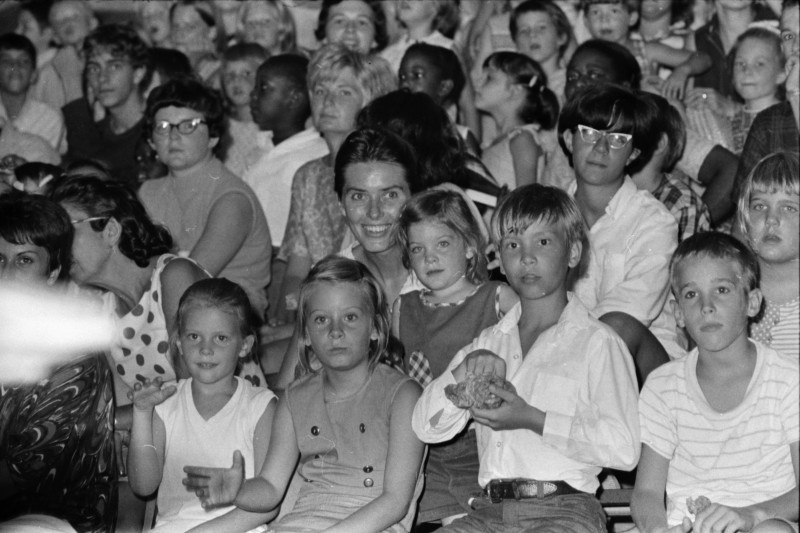 August 1969. People in circus, Ann Arbor, Michigan.