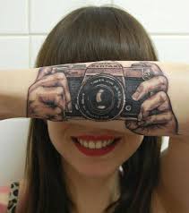 camera tattoo