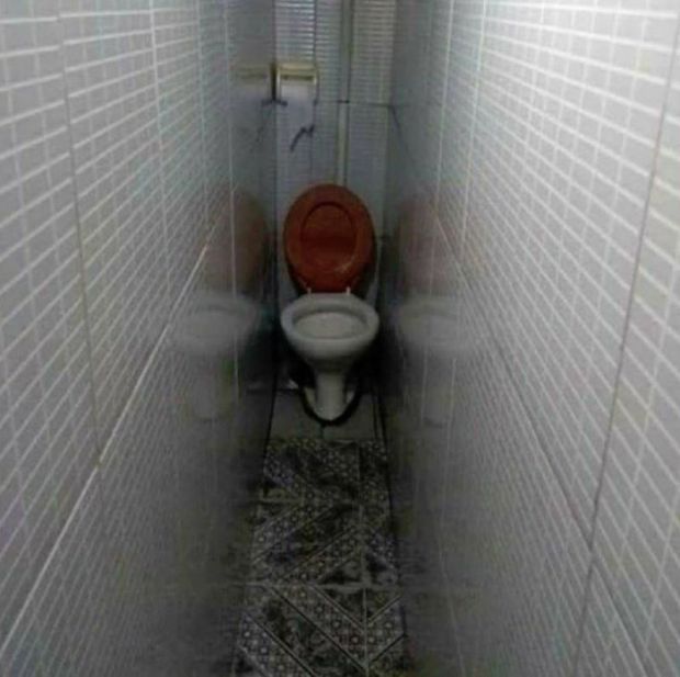 toilets with threatening auras