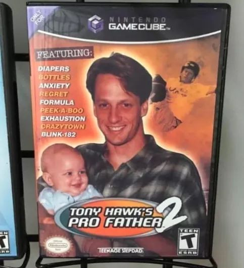 obvious plant - Nintendo Gamecube Featuring Diapers Bottles Anxiety Regret Formula Peek A Boo Exhaustion Crazytown Blink182 Tony Hawk;S Pro Father Teenage Siepdad