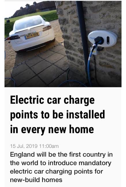 charge electric car at home - Electric car charge points to be installed in every new home am England will be the first country in the world to introduce mandatory electric car charging points for newbuild homes