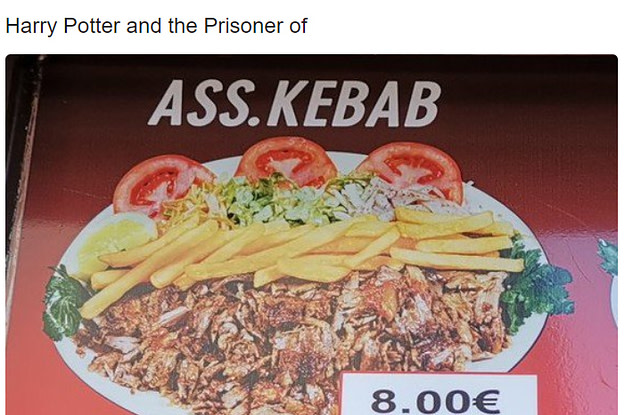 harry potter ass kebab - Harry Potter and the Prisoner of Ass. Kebab 8.00