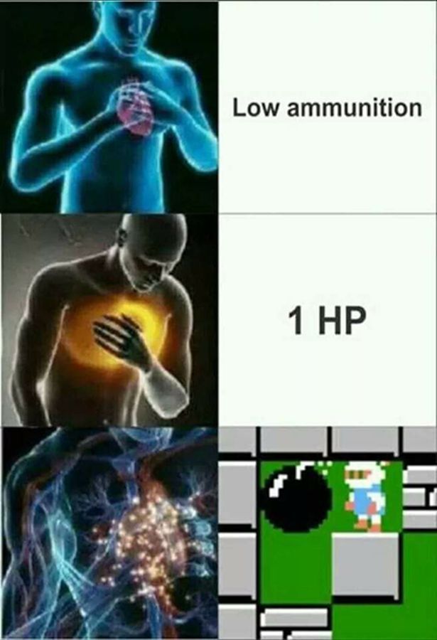 Low ammunition 1 Hp