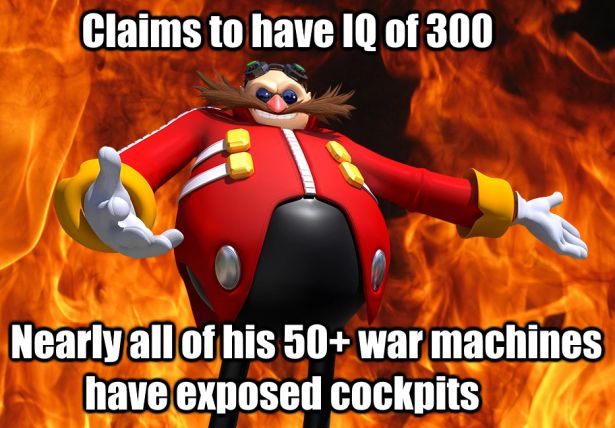 creation museum - Claims to have Iq of 300 Nearly all of his 50 war machines have exposed cockpits