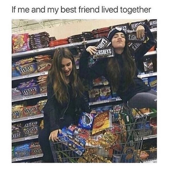 if me and my best friend lived together - If me and my best friend lived together S San Crsheys