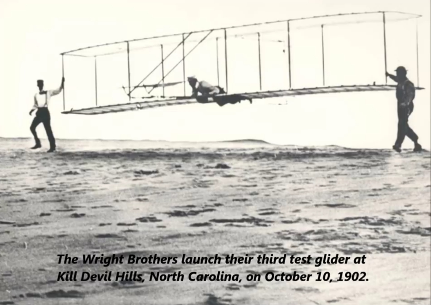 write brothers - The Wright Brothers launch their third test glider at Kill Devil Hills, North Carolina, on .