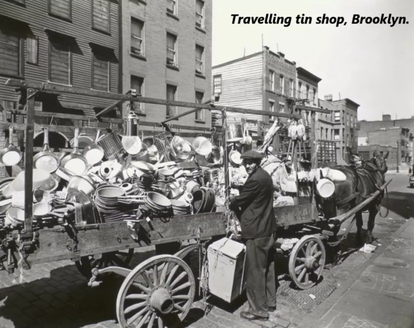 traveling tin shop - Lt Travelling tin shop, Brooklyn.