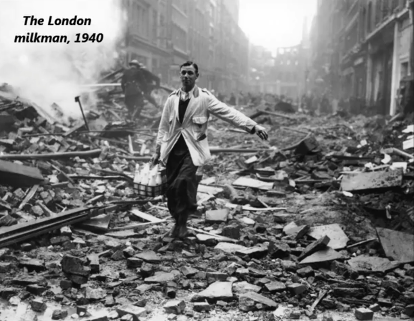 world war 1 after - The London milkman, 1940
