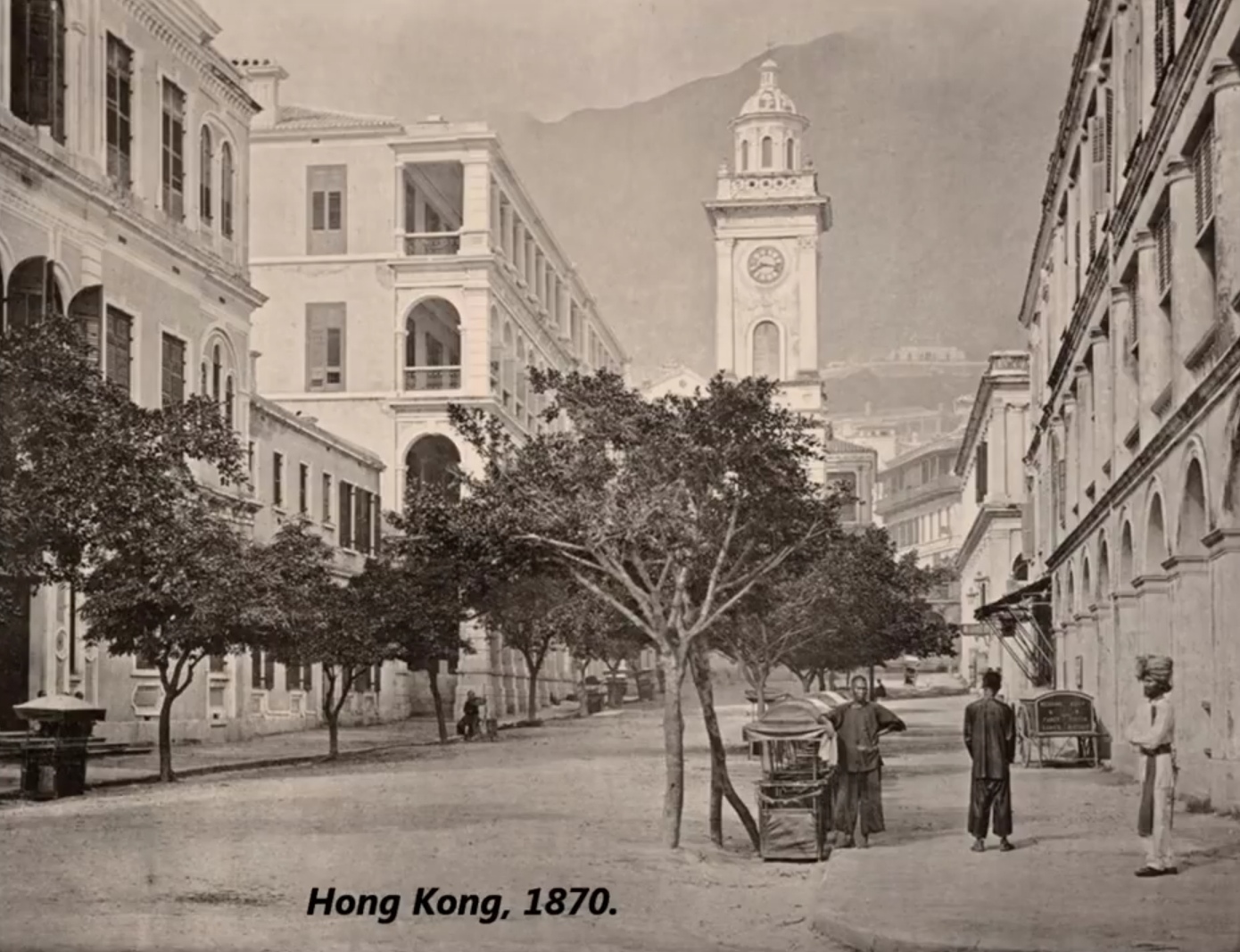 hong kong 1870s - Hong Kong, 1870.