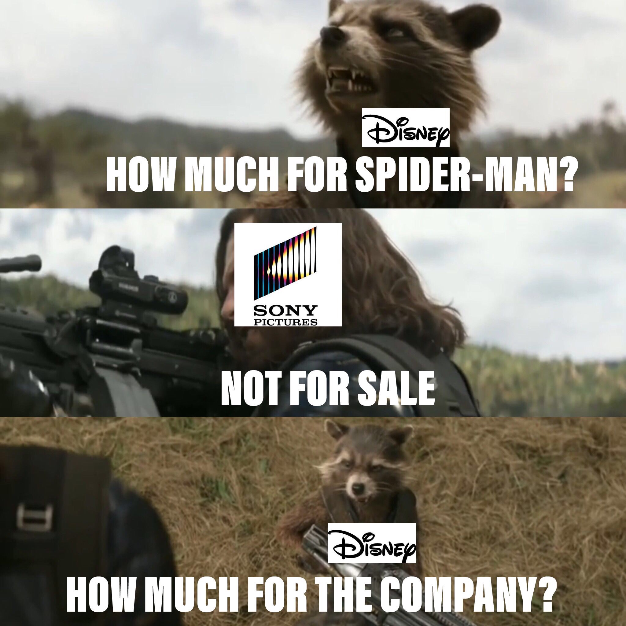 successful black man meme - Disney How Much For SpiderMan? Sony Pictures Not For Sale Disney How Much For The Company?