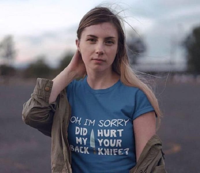 T-shirt - Oh, I'M Sorry Did Hurt My Your Sack Knife?