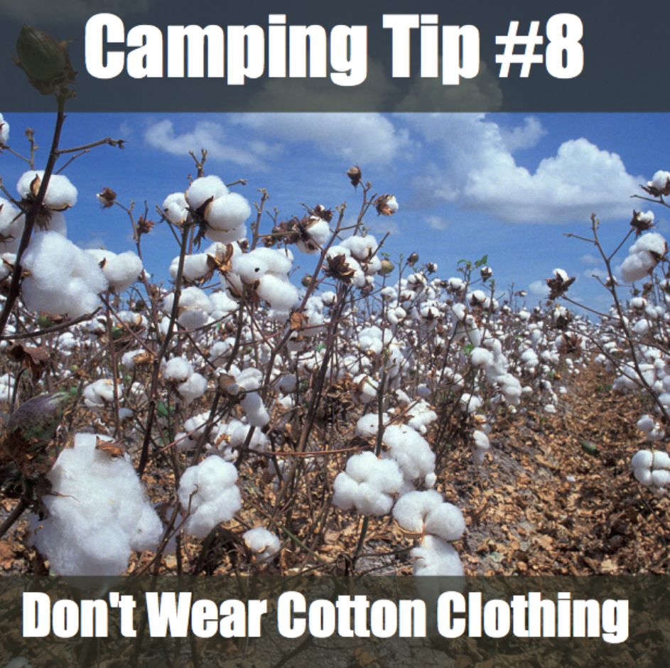 texas state crop - Camping Tip Don't Wear Cotton Clothing