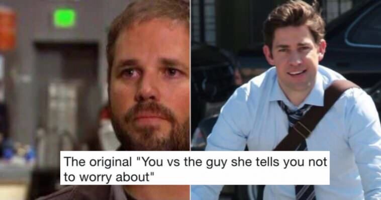 office memes - The original "You vs the guy she tells you not to worry about"