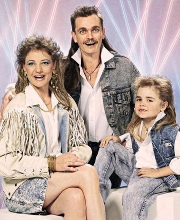 80's family portraits