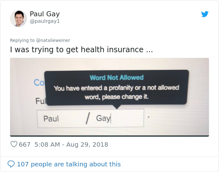 software - Paul Gay I was trying to get health insurance ... Co Word Not Allowed You have entered a profanity or a not allowed word, please change it. Fu Paul Gay 667