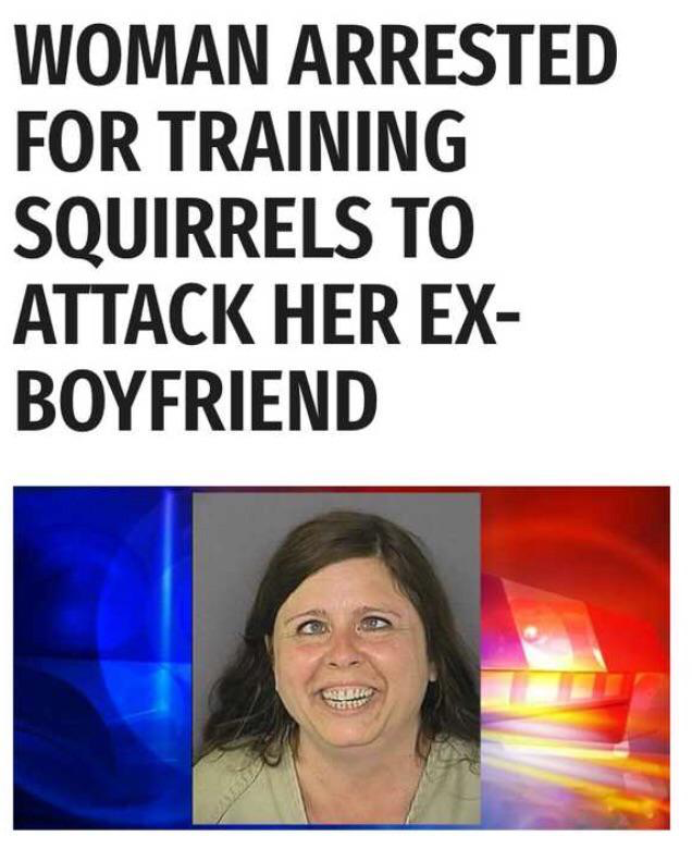 man accused of ejaculating in boss coffee - Woman Arrested For Training Squirrels To Attack Her Ex Boyfriend