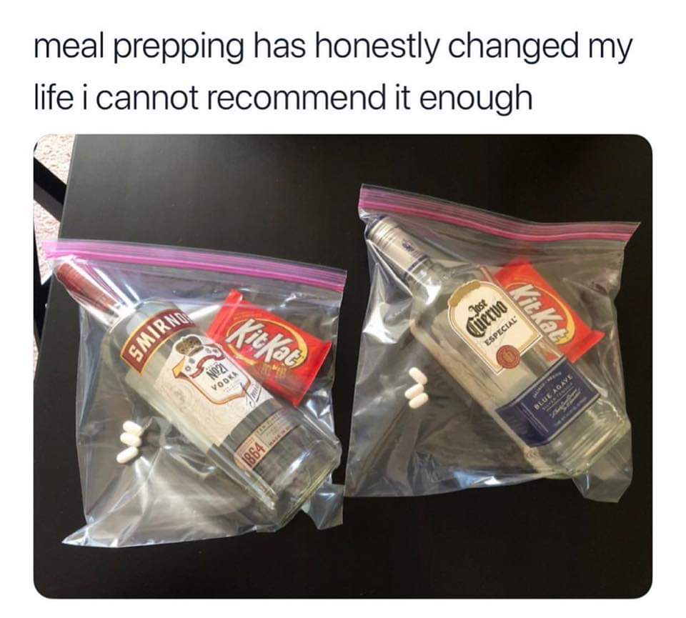 meal prep meme funny - meal prepping has honestly changed my life i cannot recommend it enough Post KitKat gervo Kitkat Especial