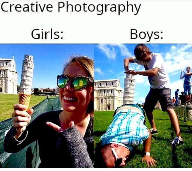 piazza dei miracoli - Creative Photography Girls Boys