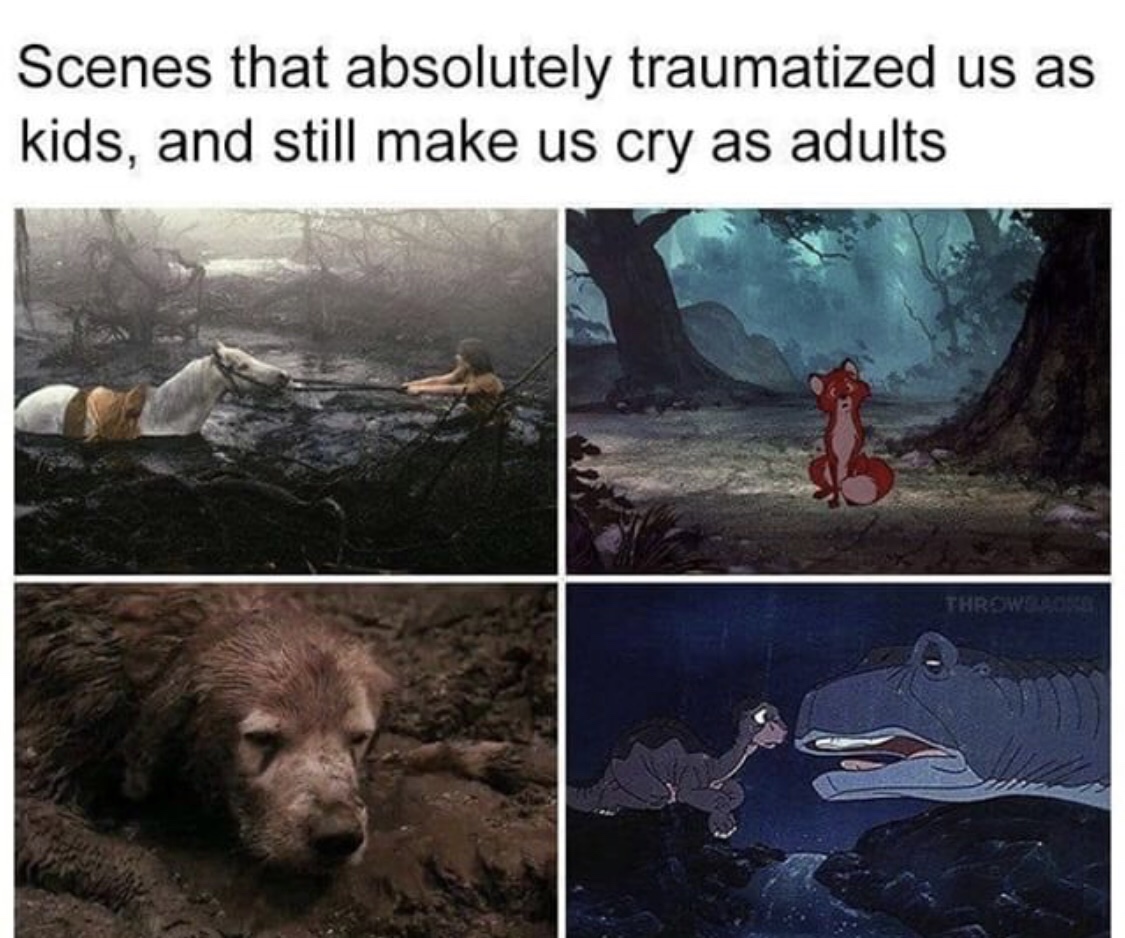 scenes that absolutely traumatized us as kids - Scenes that absolutely traumatized us as kids, and still make us cry as adults Thro