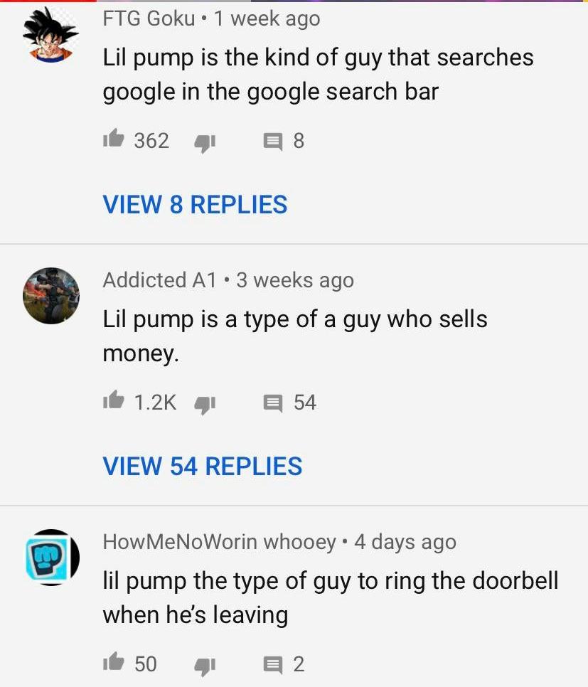 Lil Pump Insults That Will Make Your Day