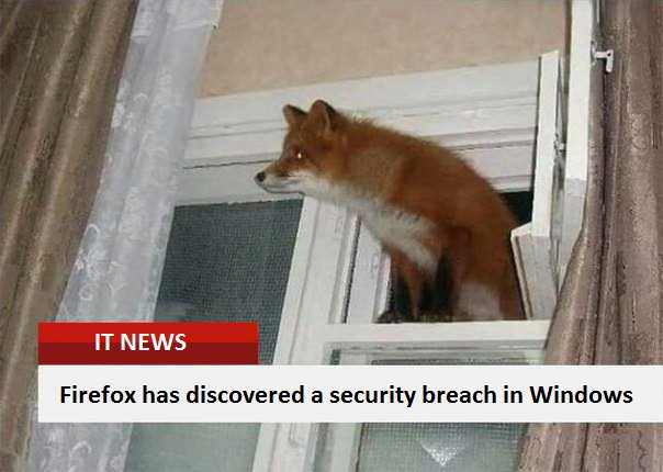 firefox has discovered a security breach in windows - It News Firefox has discovered a security breach in Windows