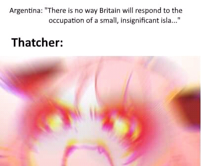 British meme - close up - Argentina