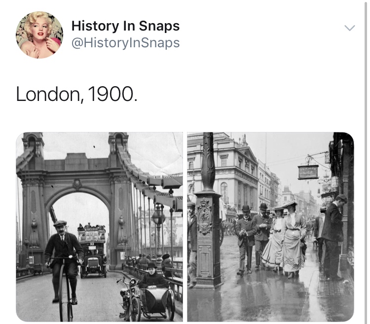 history photo - arch - History In Snaps London, 1900.