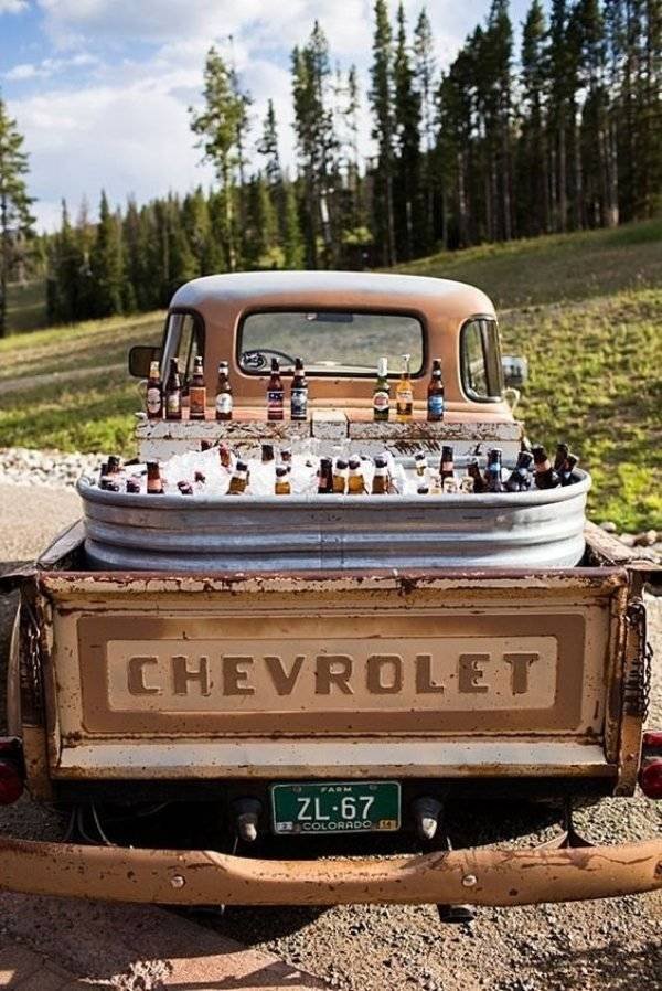 beer station for wedding